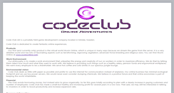 Desktop Screenshot of codeclub.com